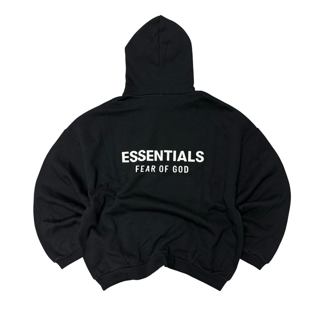 Fear of God Essentials Fleece Hoodie 'Black' L